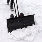 30" Heavy Duty Snow Shovel with Wheels