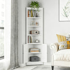 71" Tall Corner Storage Cabinet