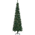 Slim Pine Needles Xmas Tree - 7.5 Foot Pencil Design