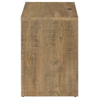Geary Mango 2-Drawer Nightstand with LED Lights and USB
