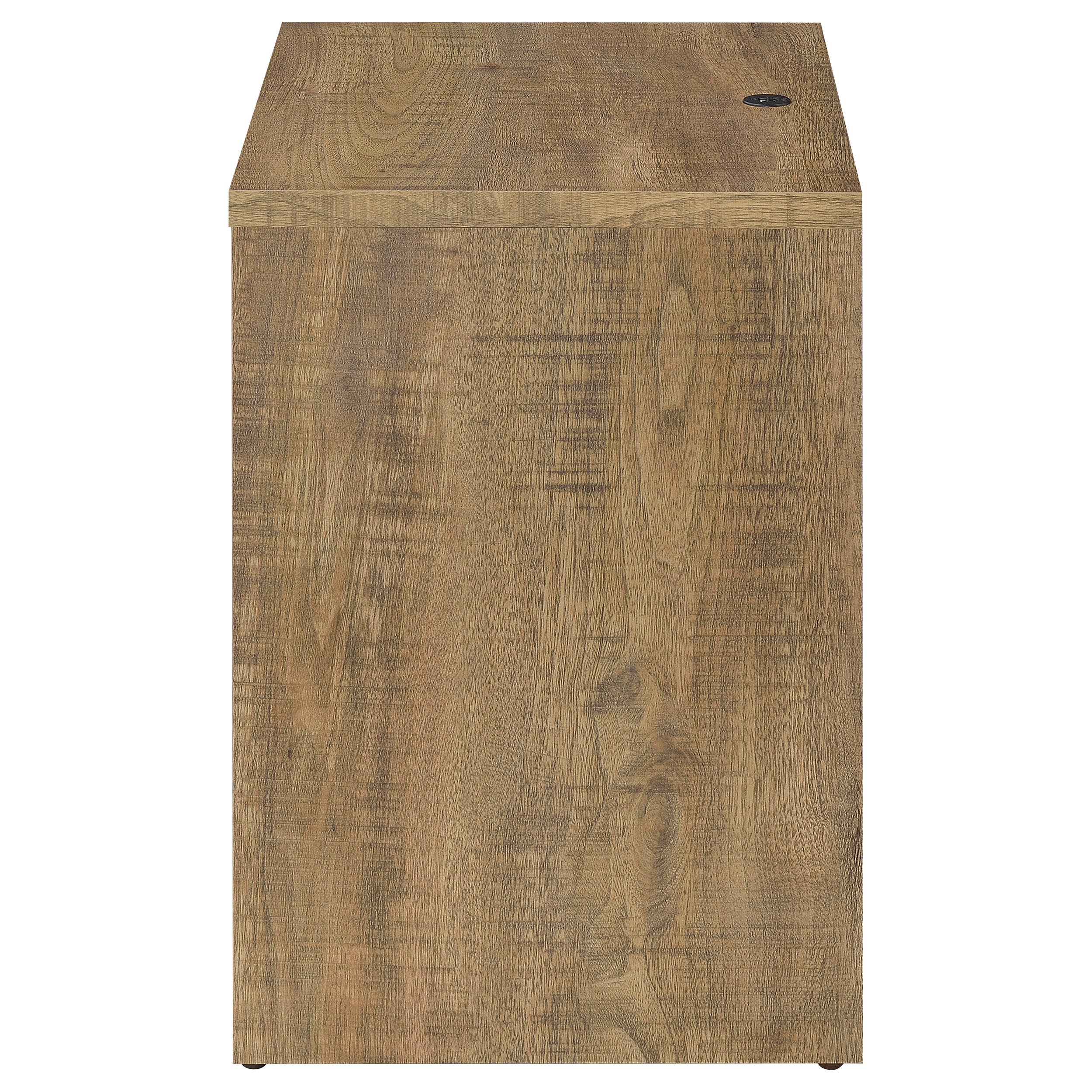 Geary Mango 2-Drawer Nightstand with LED Lights and USB