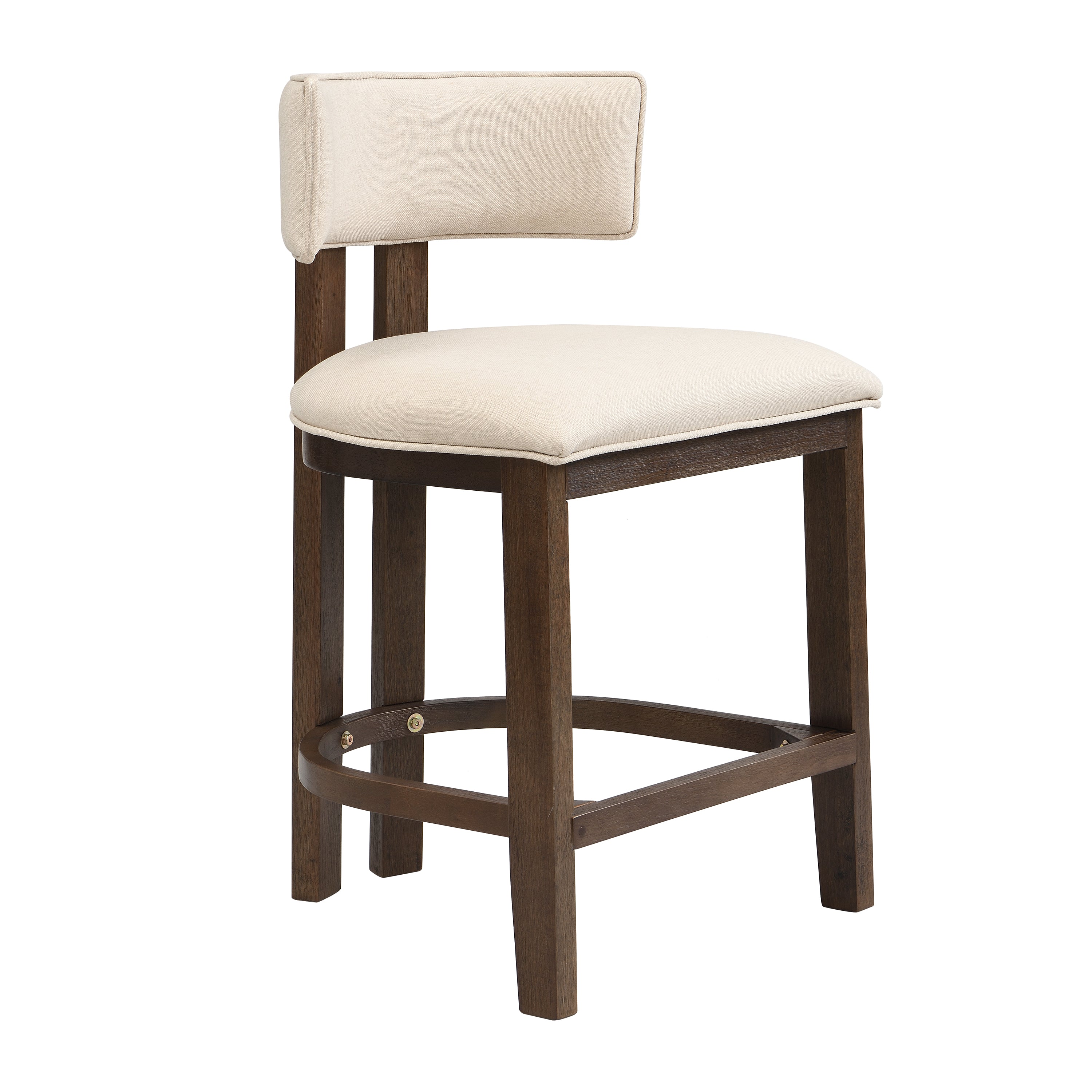 26" Counter Height Bar Stool, Upholstered Counter Stools (Set of 2)