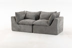 74.8" Cloud Couch Oversized Modular Sectional Sofa