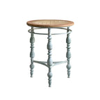 Accent Rustic Wooden Carved Coffee Table