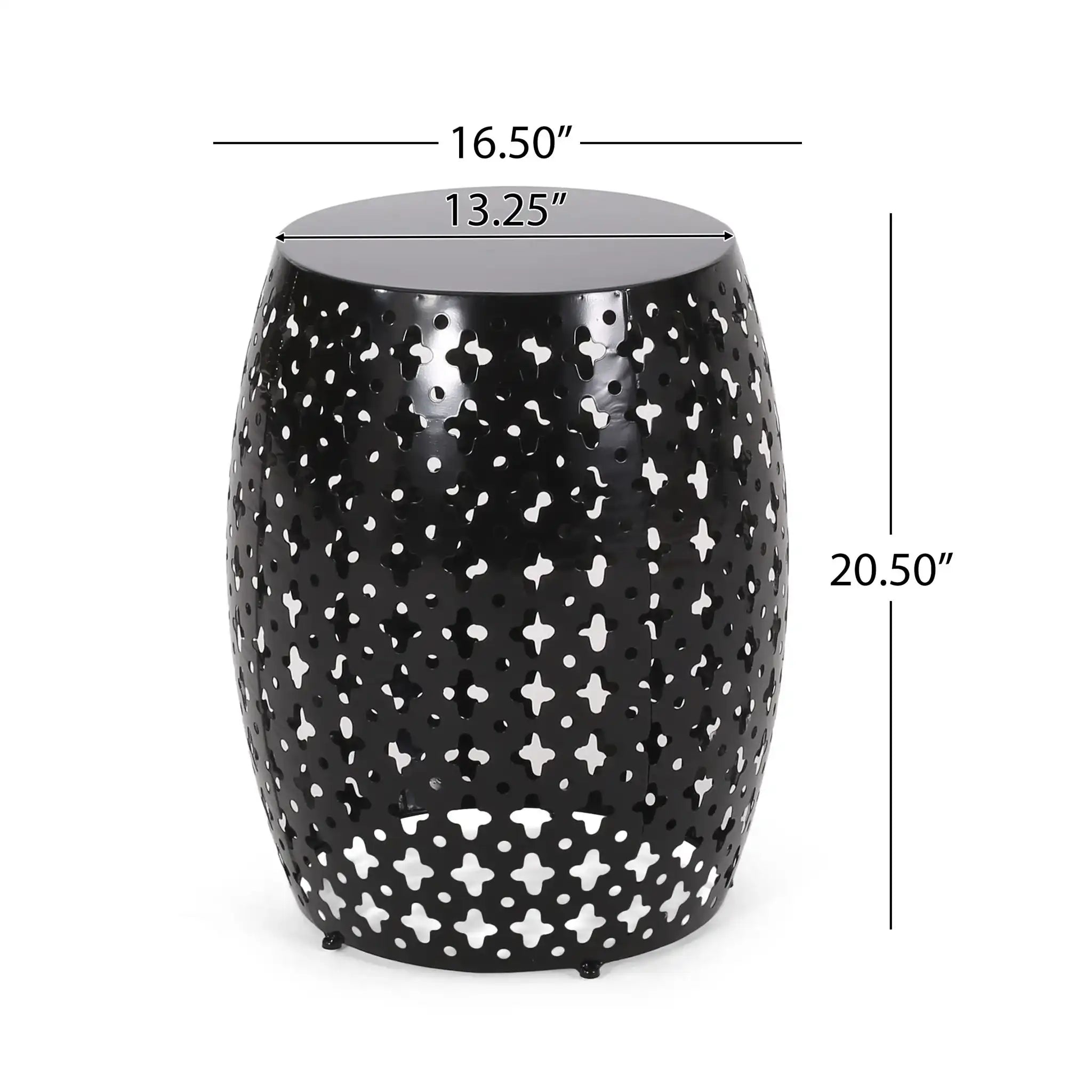 Modern Design Metal End Table Large
