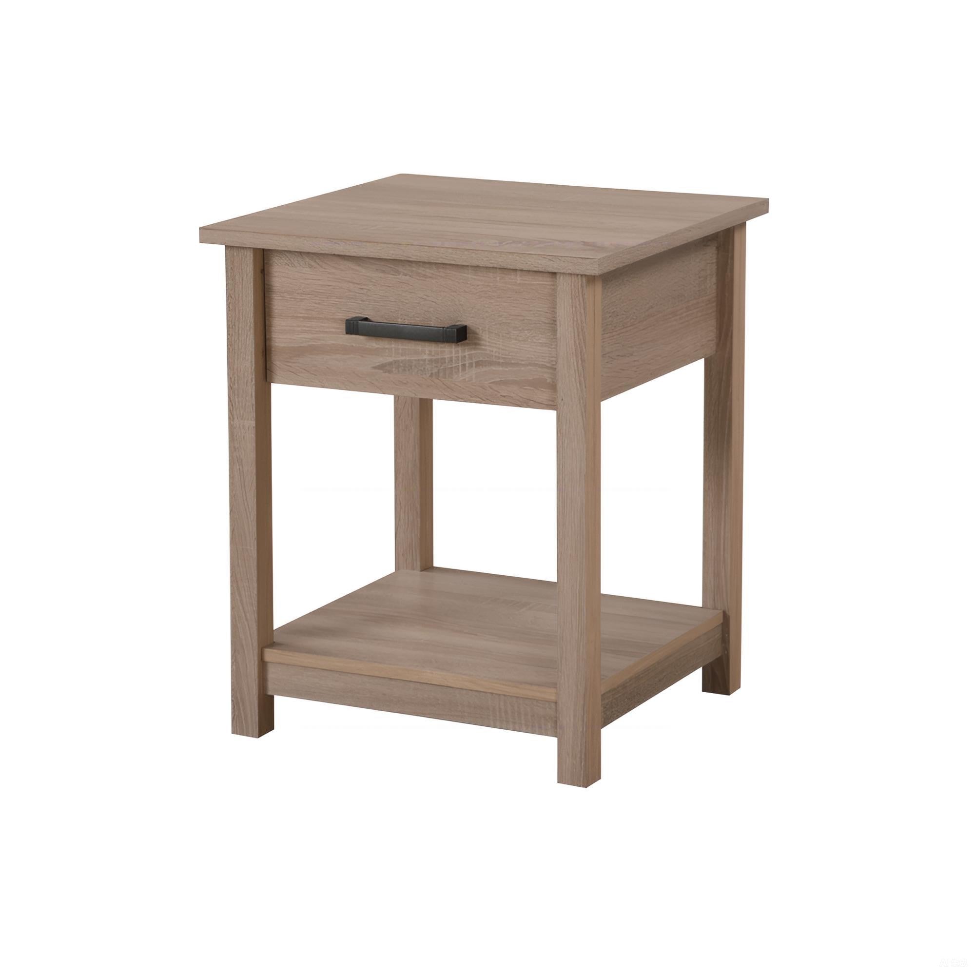 Sleek Contemporary Nightstand In Sandle Wood