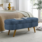Ottoman Oval Storage Bench