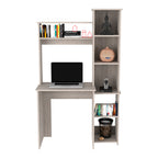 Versalles Writing Desk, Two Superior Shelves, Five Cubbies - Light