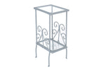 Accent Table with Tempered Glass