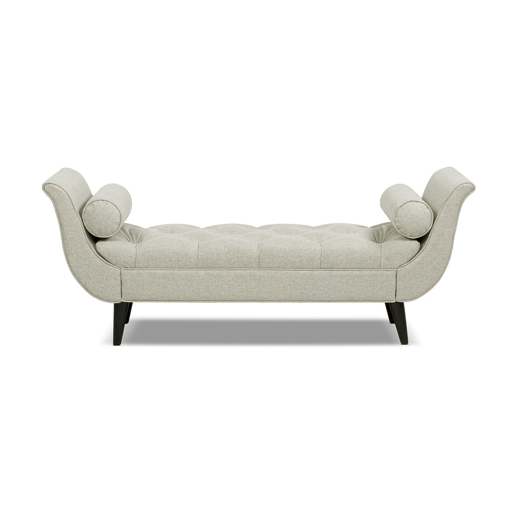 Alma Tufted Flared Arm Entryway Bench