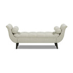 Alma Tufted Flared Arm Entryway Bench