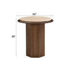 Kasha Travertine Top Table