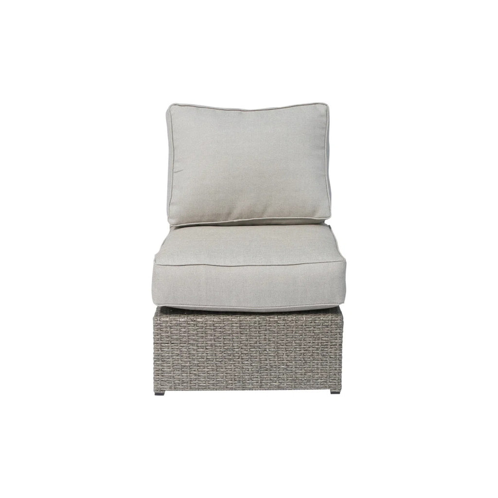LSI All-Weather 2-Person Wicker Conversation Set with Cushions