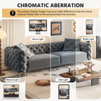 3-in-1 Convertible Sleeper Sofa with Movable Ottoman
