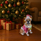 Christmas French Bulldog Statue