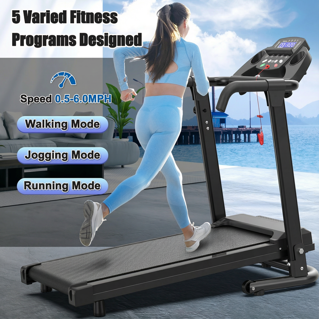 Foldable Treadmill for Home, 2.5HP Portable Treadmill