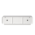 58'' TV Console With Modern Unique Spiral Wave Design