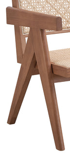3-Piece Solid Wood Accent Chair Set and Matching End Table