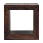 Solid Wood Solis California Side Table With Open Storage