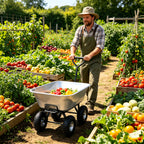 Folding Garden Dump Truck with Steel Frame