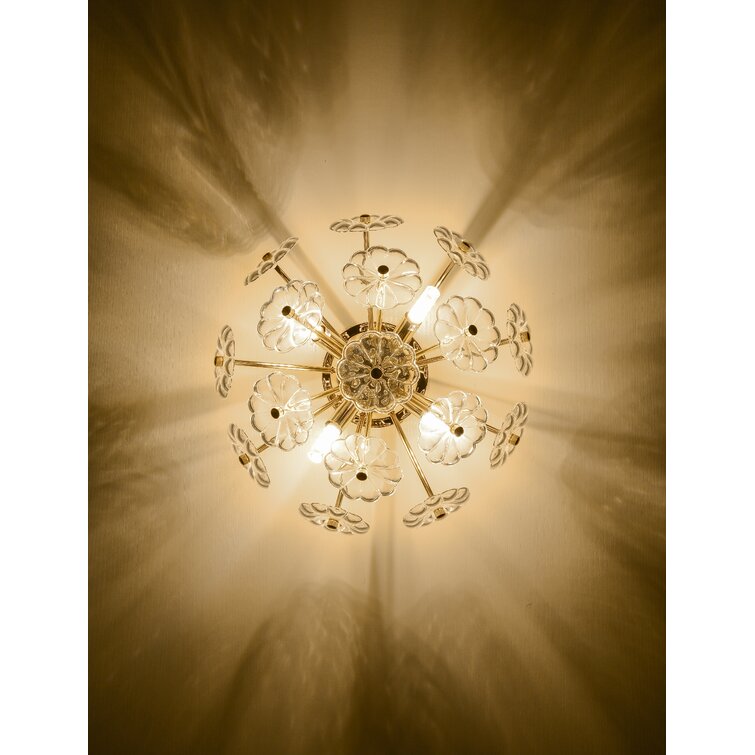 Gold Flush Mount Ceiling Light