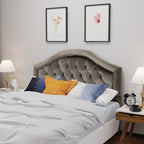 Tufted Upholstered Headboard Queen Size