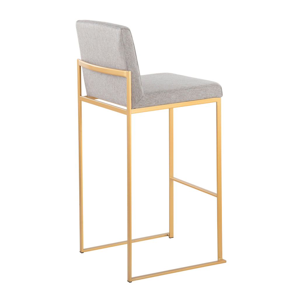 Contemporary High Back Barstool