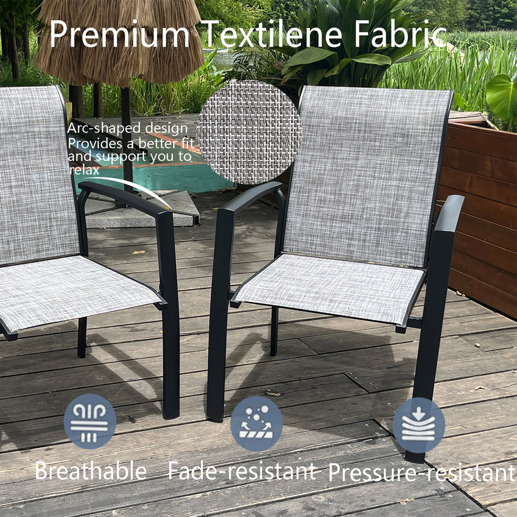VRSHWO Garden Patio Chairs Set of 2