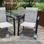 VRSHWO Garden Patio Chairs Set of 2