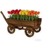 Small Wheelbarrow Wagon Flower Cart
