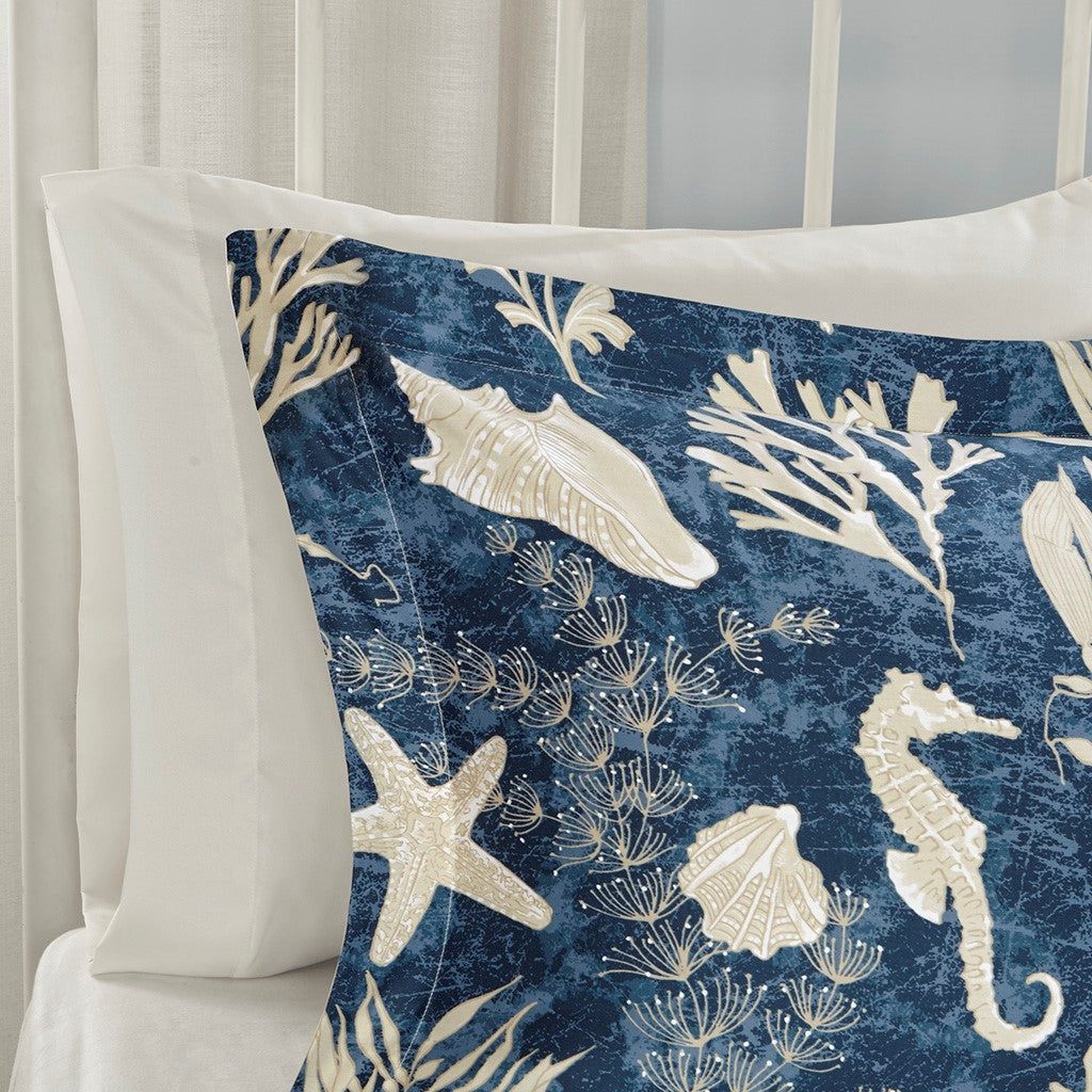 7 Piece Cotton Sateen Comforter Set