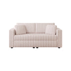 75.6" Soft Modular 2-Person Sofa - Light Pink