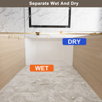 Frameless Single Sliding Shower Door 56-60"W x 60"H