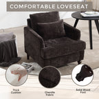 Wood Frame Armchair - Modern Accent Chair for Living Room