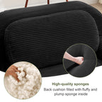 U-Shaped Modular Sofa with Ergonomic Design