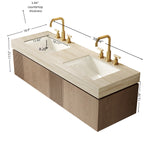 MURI 60" Bathroom Vanity & Sink