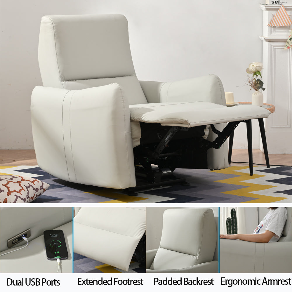 Wall Hugger Power Recliner Chair for Small Spaces