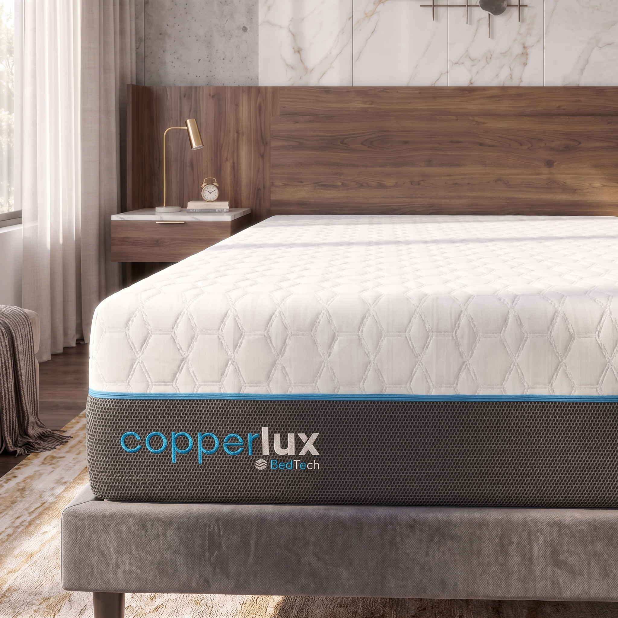 Copper Lux 12" Full Soft Memory Foam Mattress