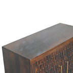 Solid Wood Vesta Textured Sideboard