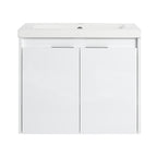 24" Bathroom Vanity With Resin Sink