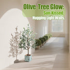 Artificial Olive Tree with Water Droplets - 4ft