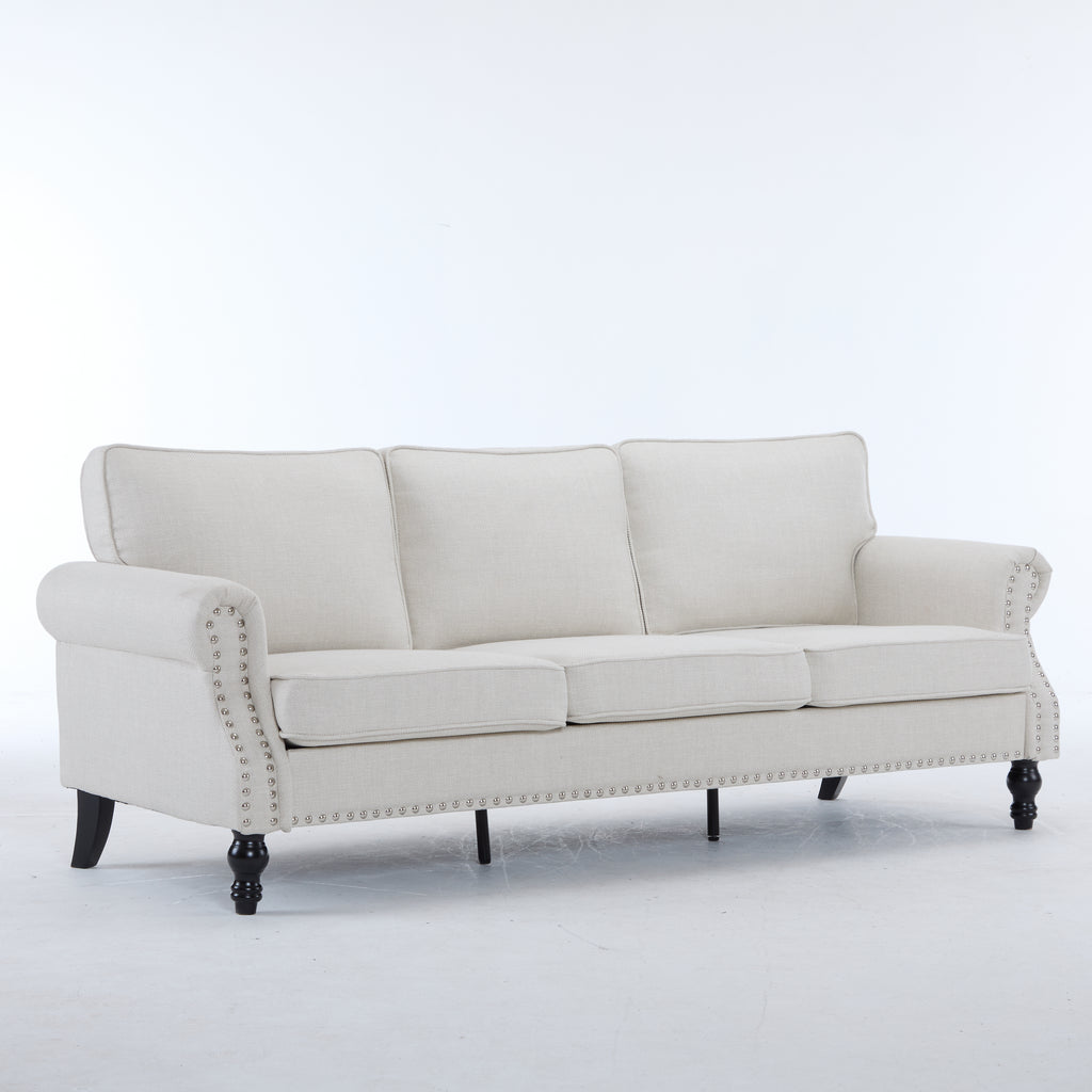 83 Inch Nailhead Trim Sofa for Living Room