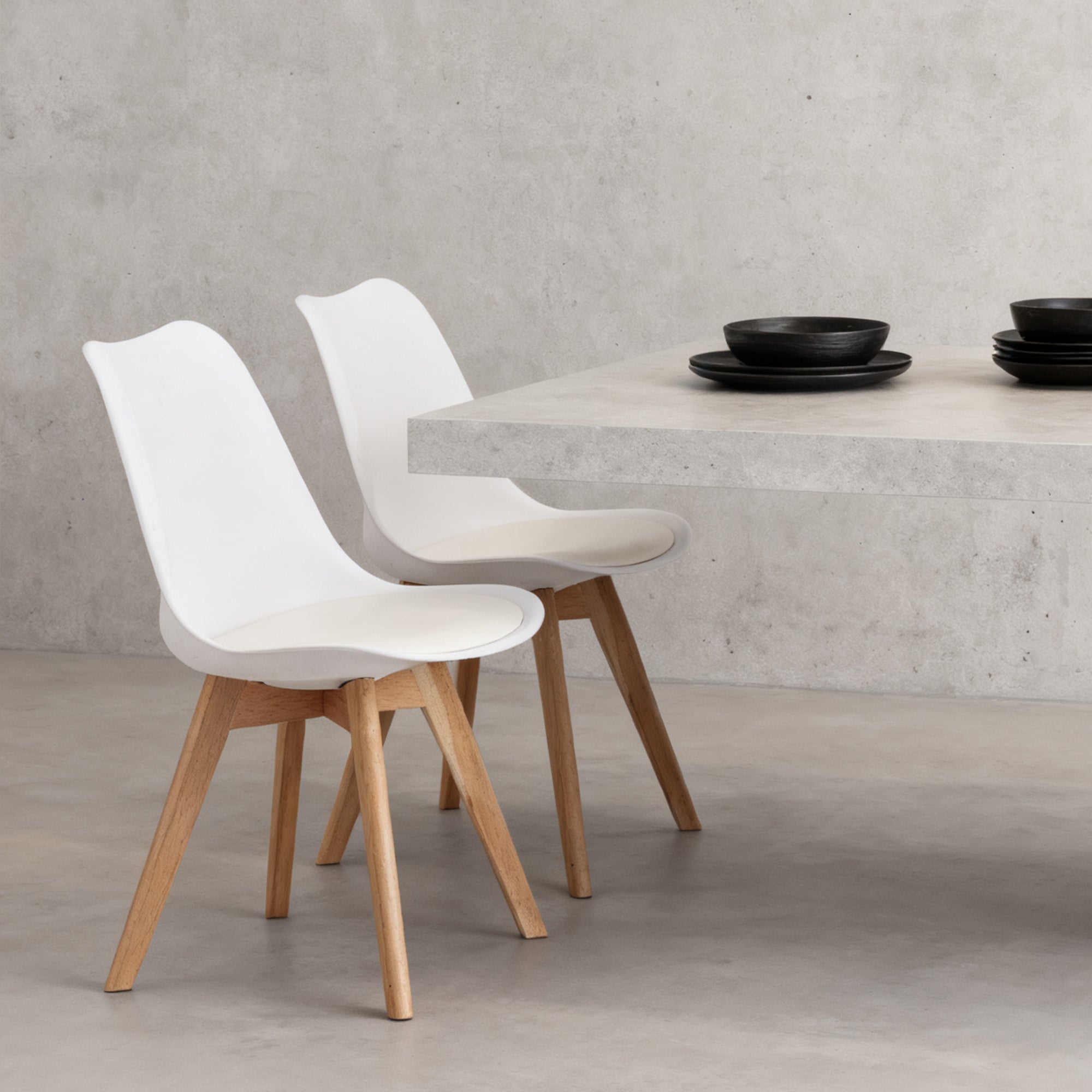 Set of Four Dining Chairs – Medieval Modern Style