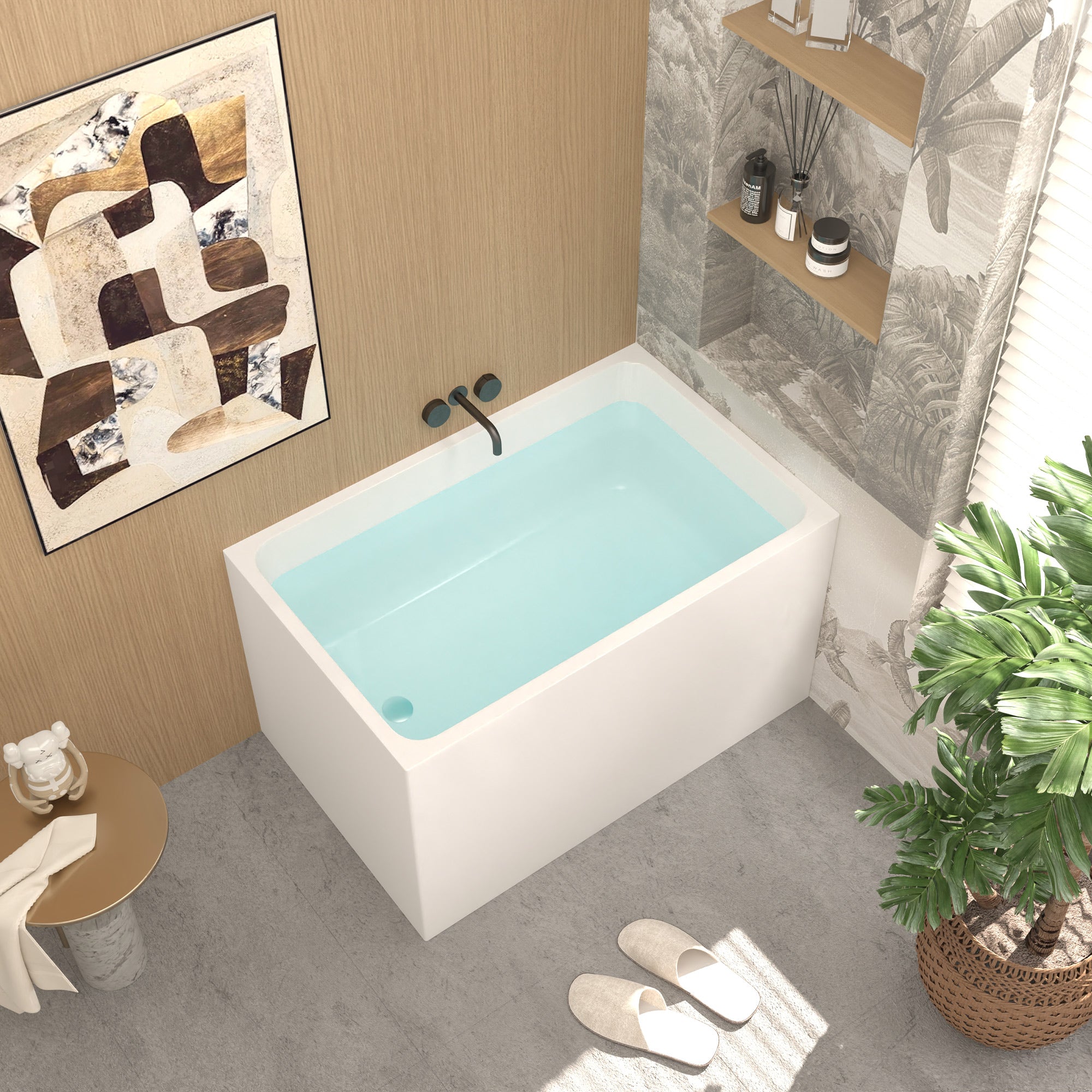 43" Acrylic Freestanding Bathtub