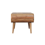 Solid Wood Open Oak-ish Coffee Table, Nordic Legs