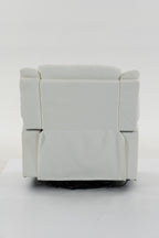 Extra Wide Power Recliner Chair 270° Swivel with Heat Massage