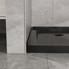 Goodyo 36 in. Corner Drain Neo-Angle Shower Base