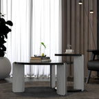 32.68" & 16.93" Round Coffee Table Set