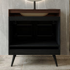 Contemporary Free-standing Bathroom Vanity with Faux Marble Top