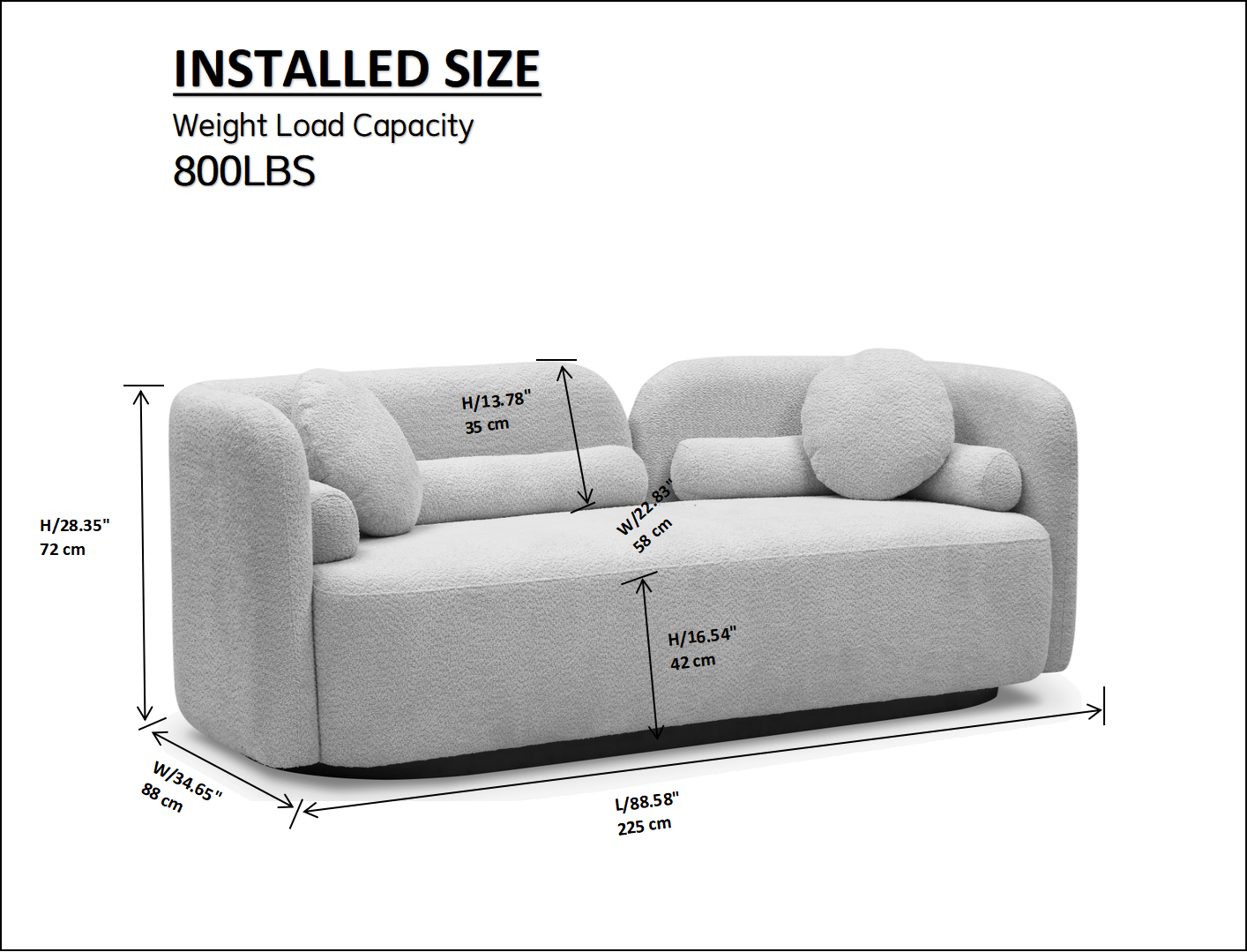 Luxury Modern Couch for Living Room
